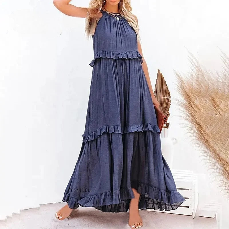 Vestido Celeste