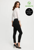 Jeans de Cintura Alta Forever en Negro Intenso